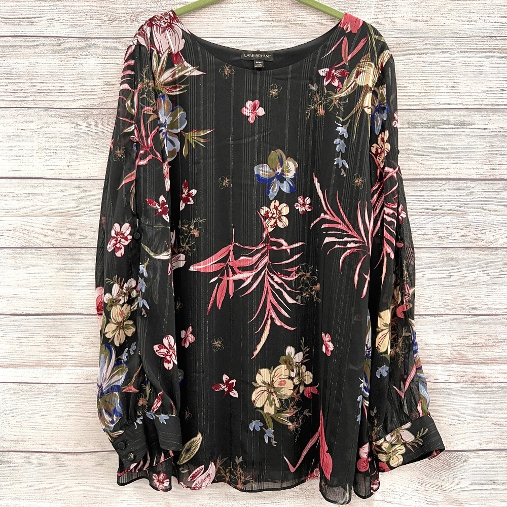 Lane Bryant Floral Top [526]